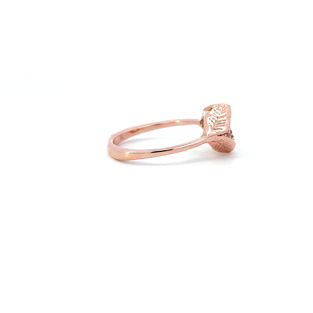 Dryad Ring with Zircon