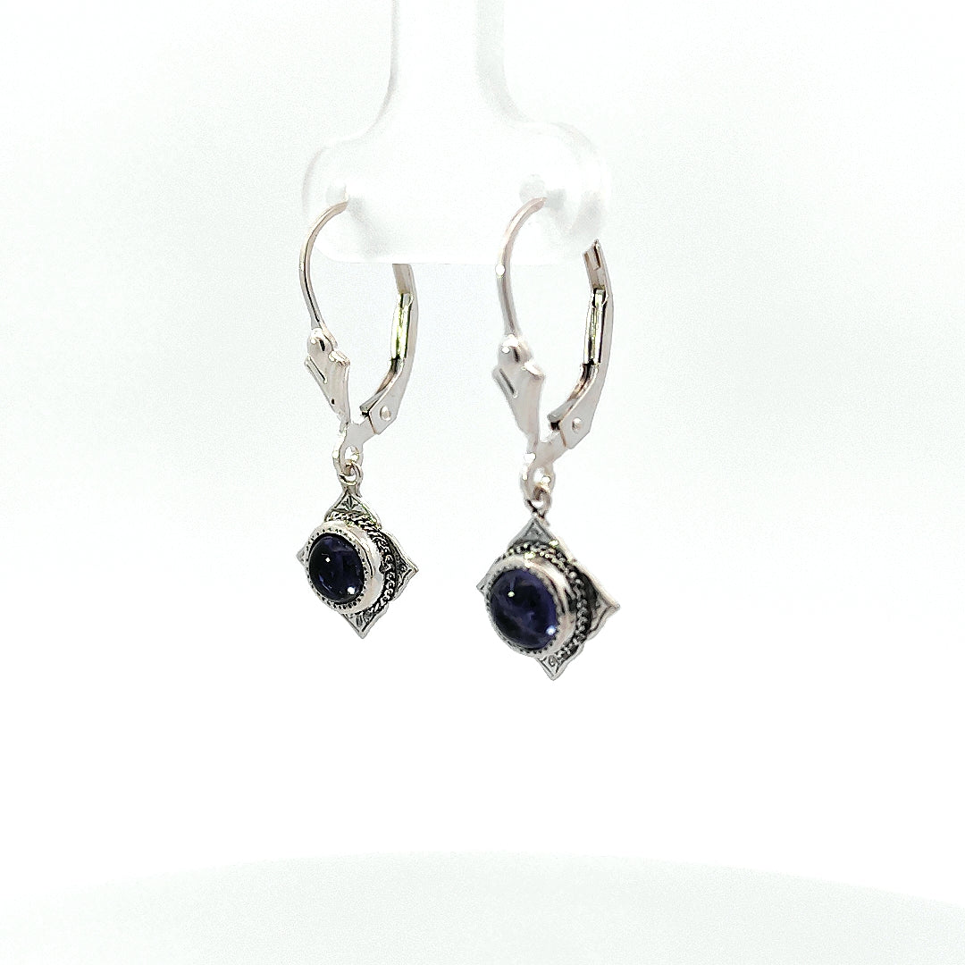 Aretuza Drop Earrings with Iolite