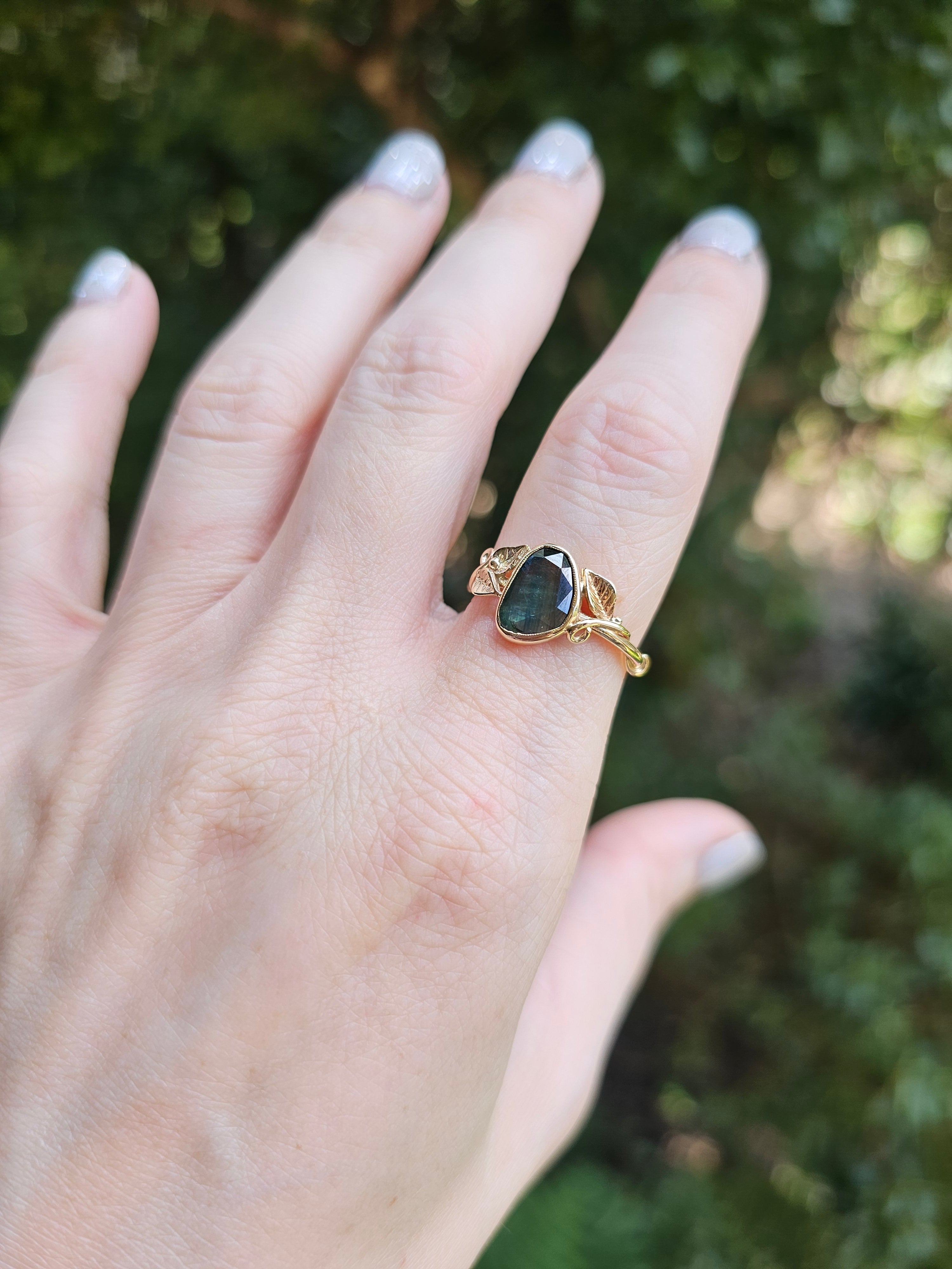 Tissaia Ring with Sapphire
