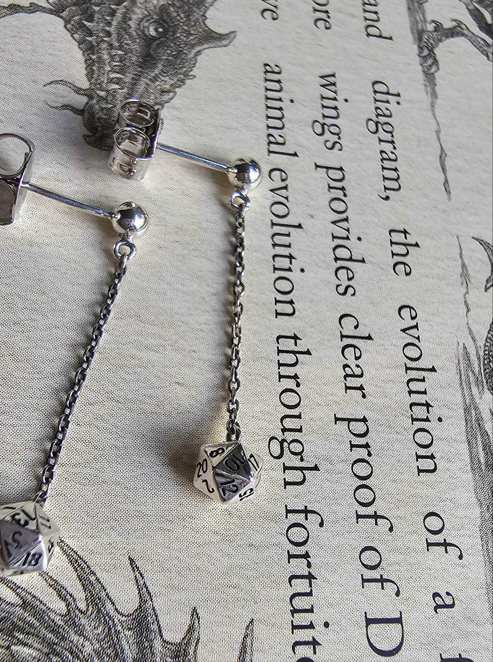 Lucky Dice Drop Earrings