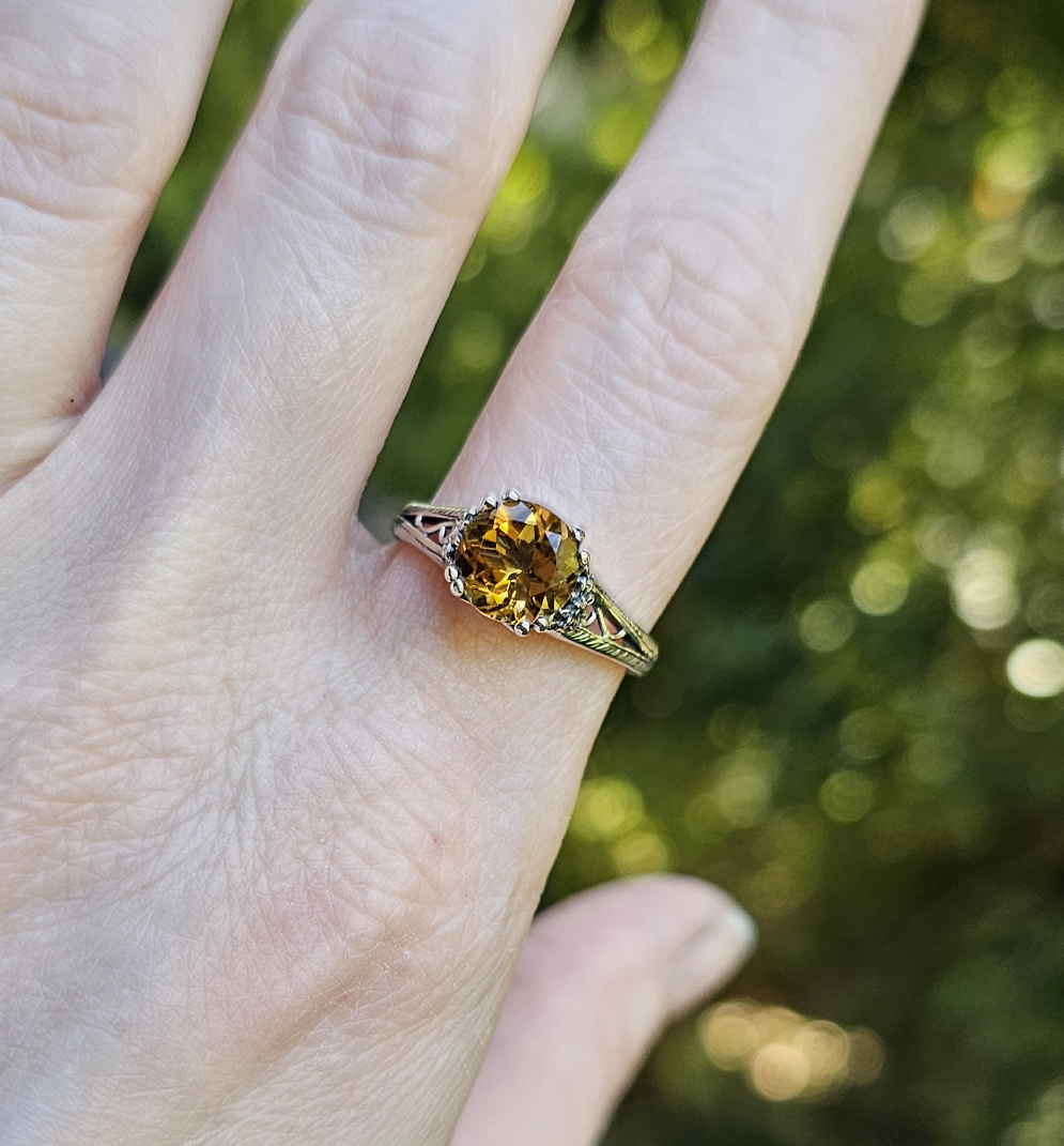 Sunkissed Ring with Citrine