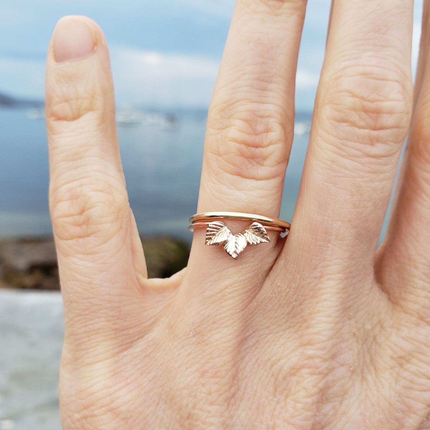 Leaf Trio Ring