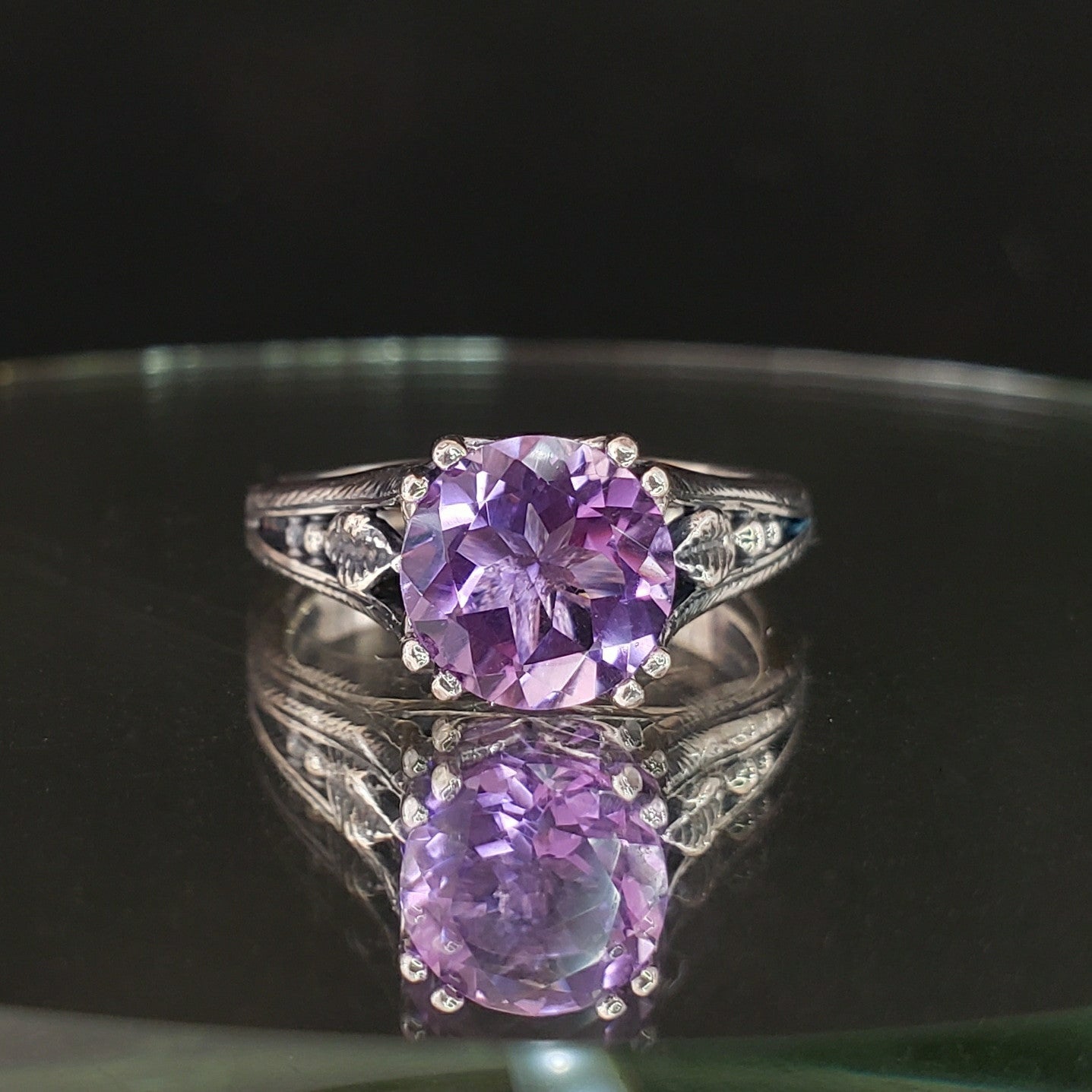 Nightshade Ring with Amethyst