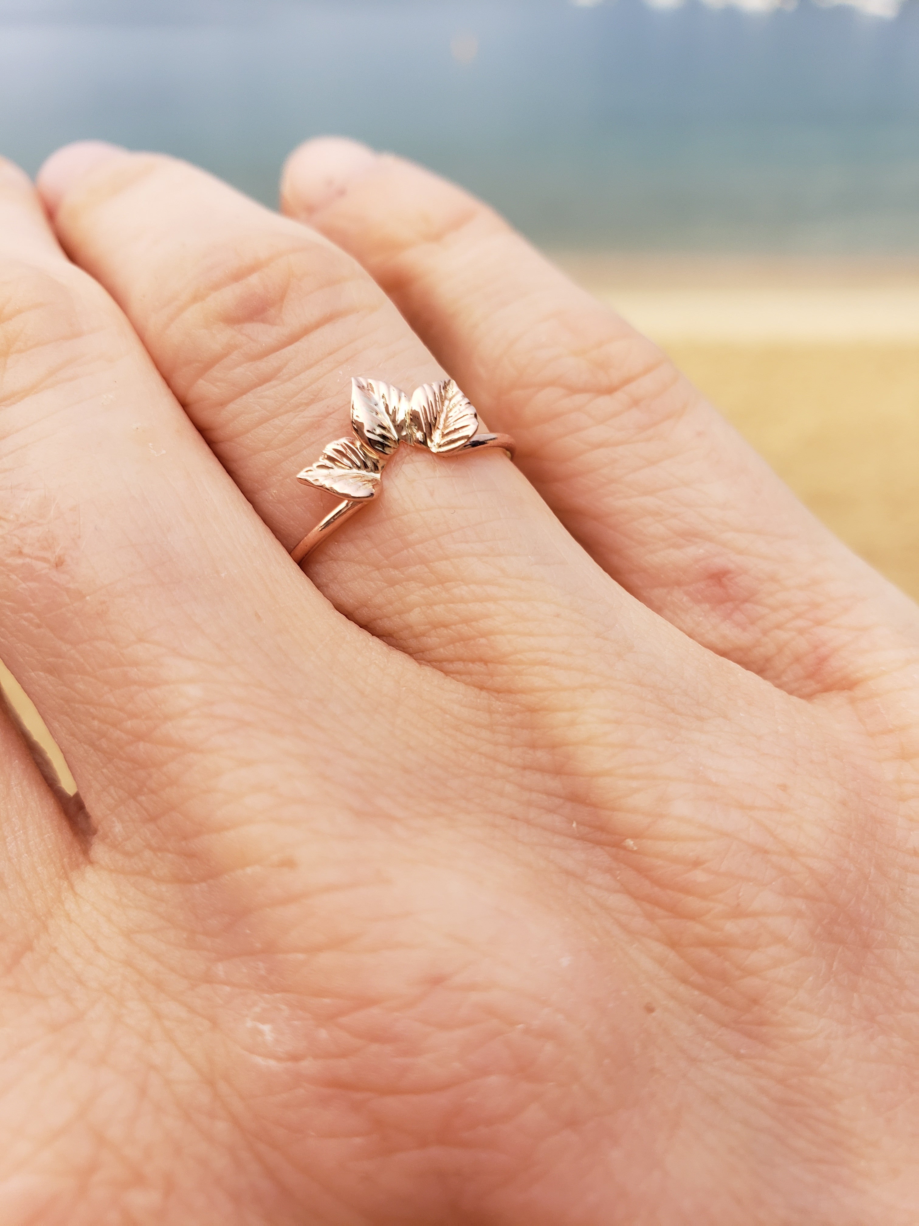 Leaf Trio Ring