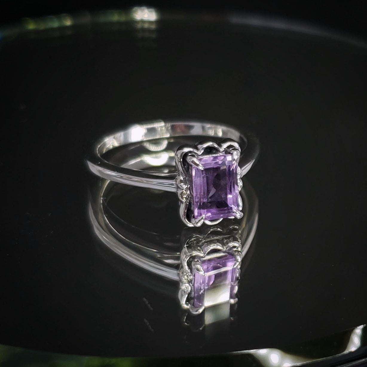 Kynareth Ring with Amethyst