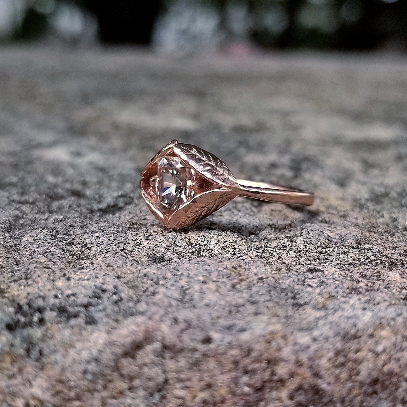 Dryad Ring with Zircon