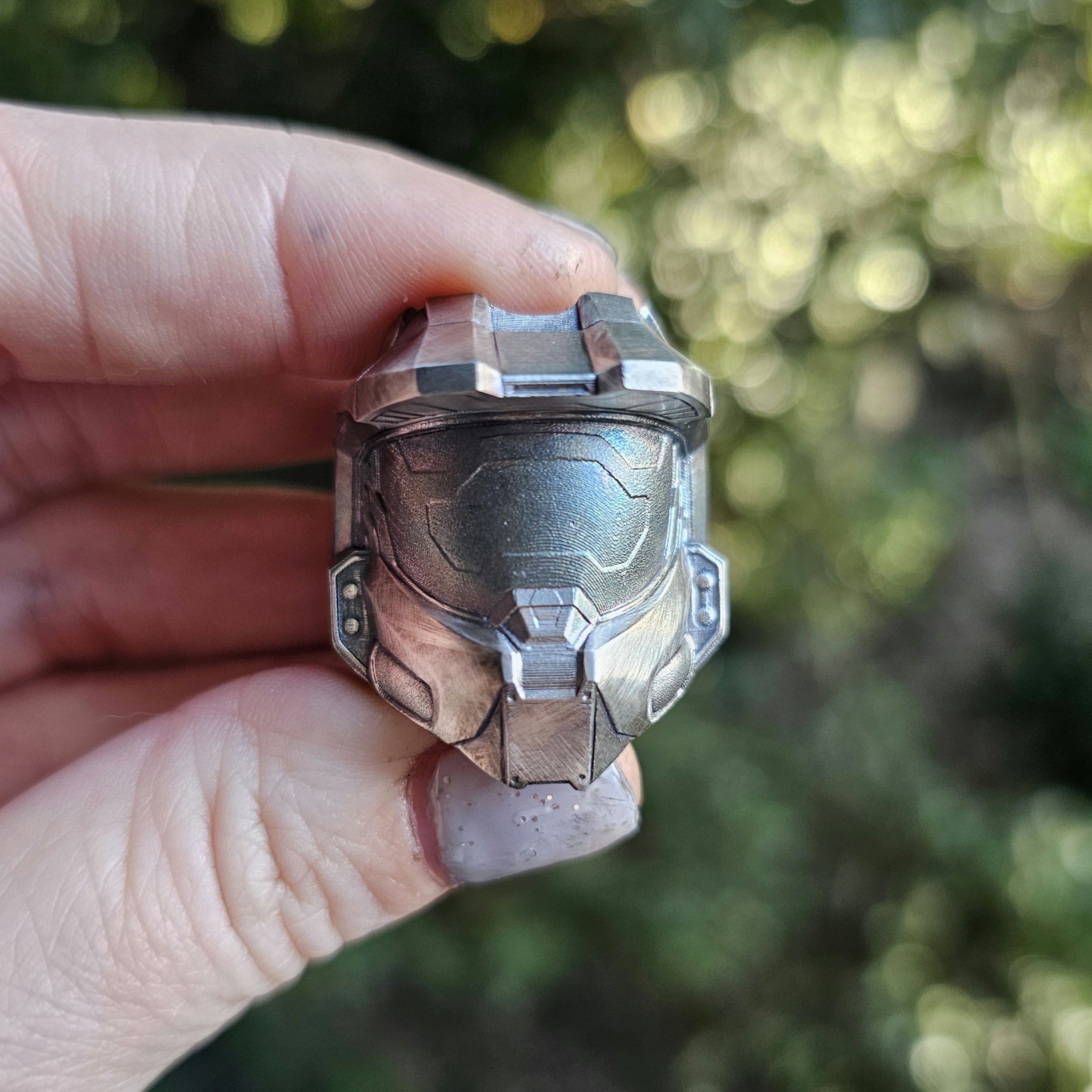 Random Space Marine Helmet Ring
