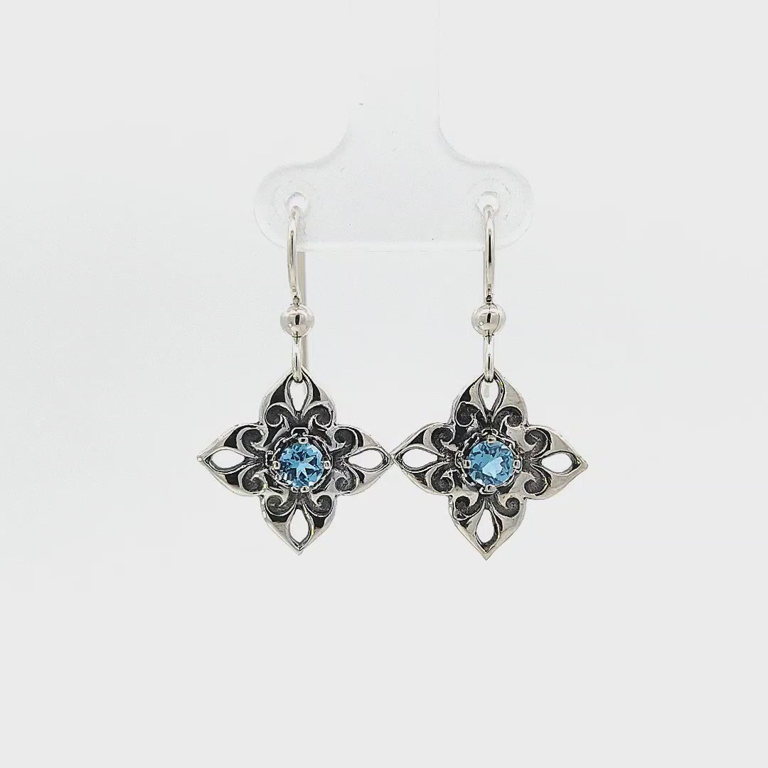 Floral Drop Earrings