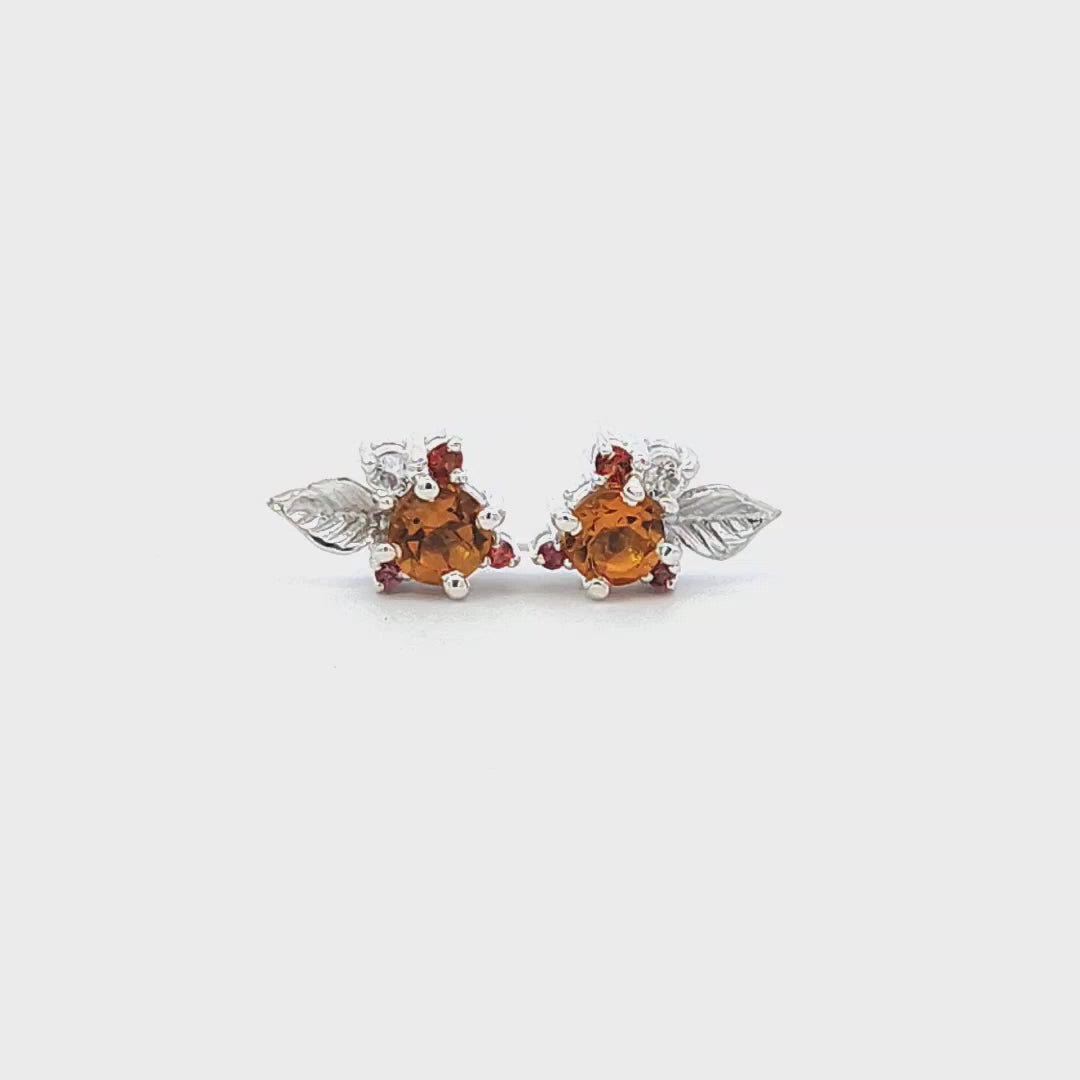 Nirea Earrings - Citrine