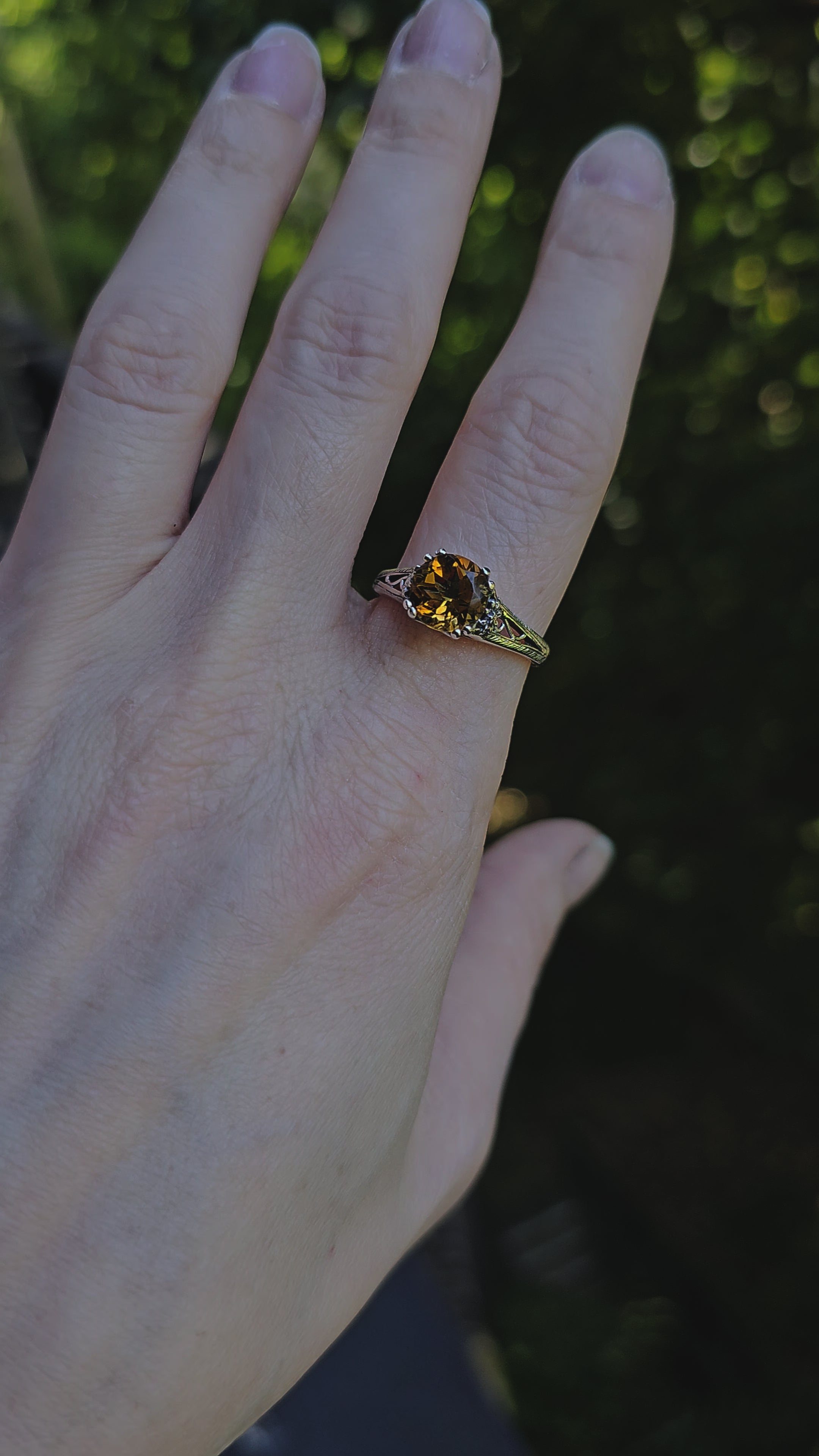 Sunkissed Ring with Citrine