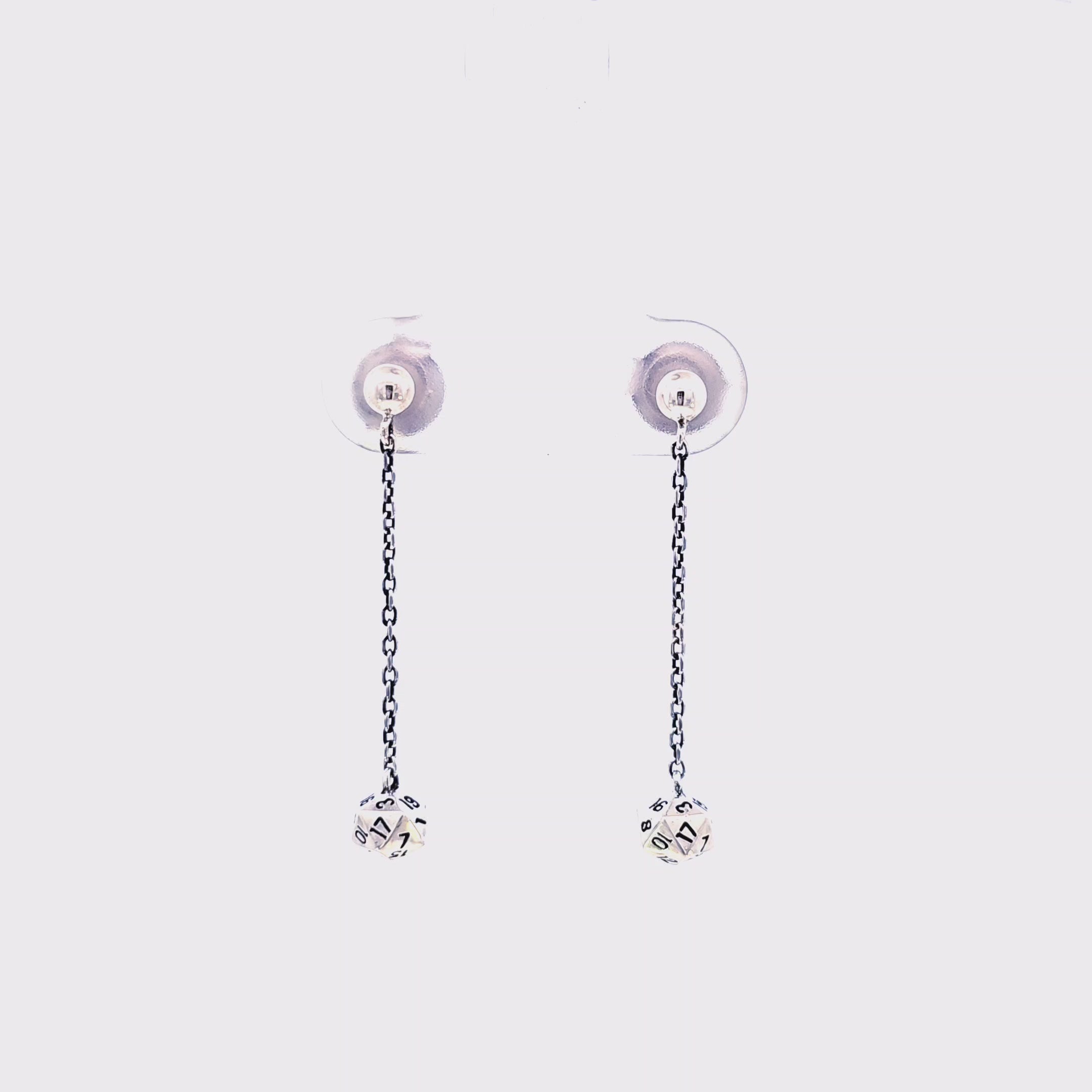 Lucky Dice Drop Earrings