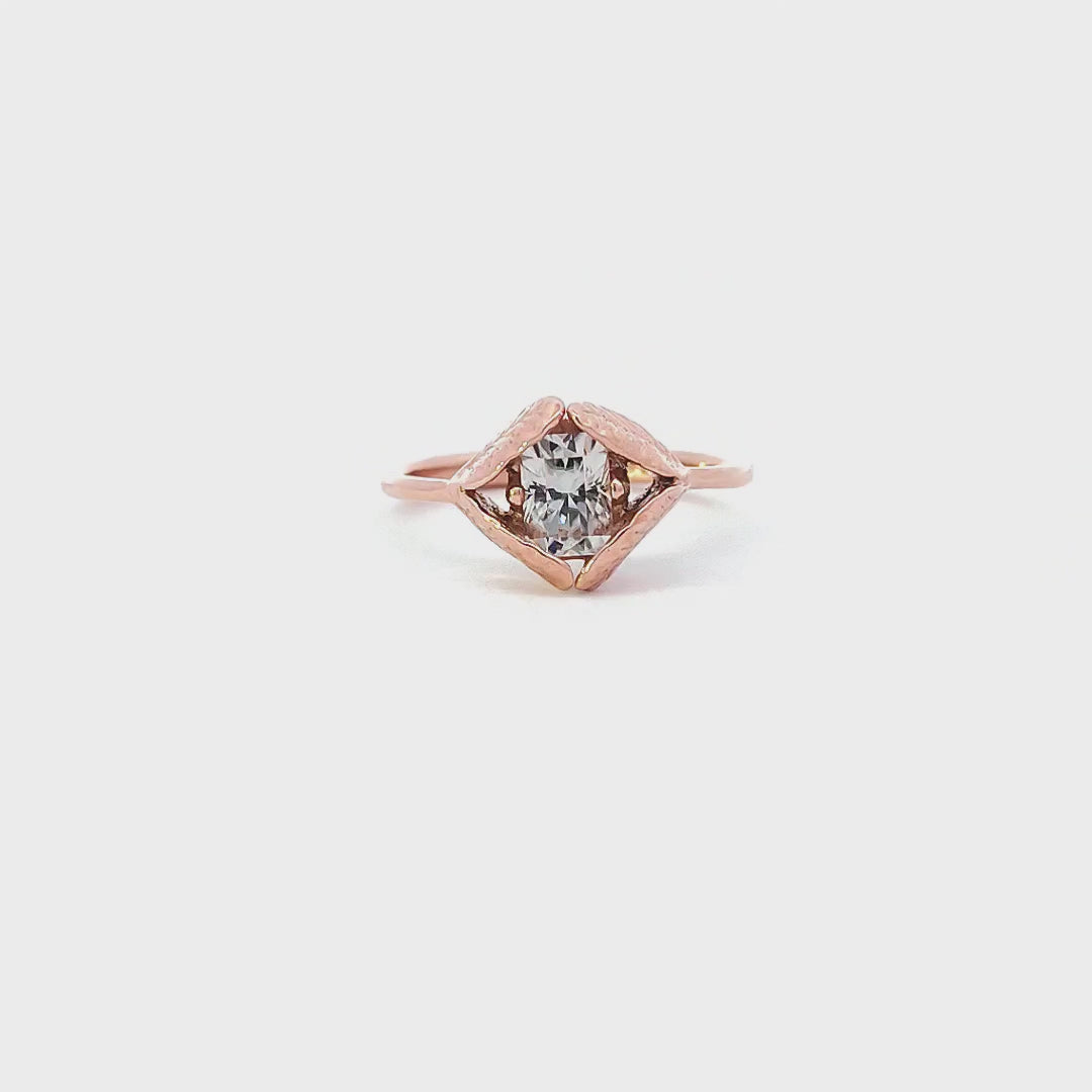 Dryad Ring with Zircon
