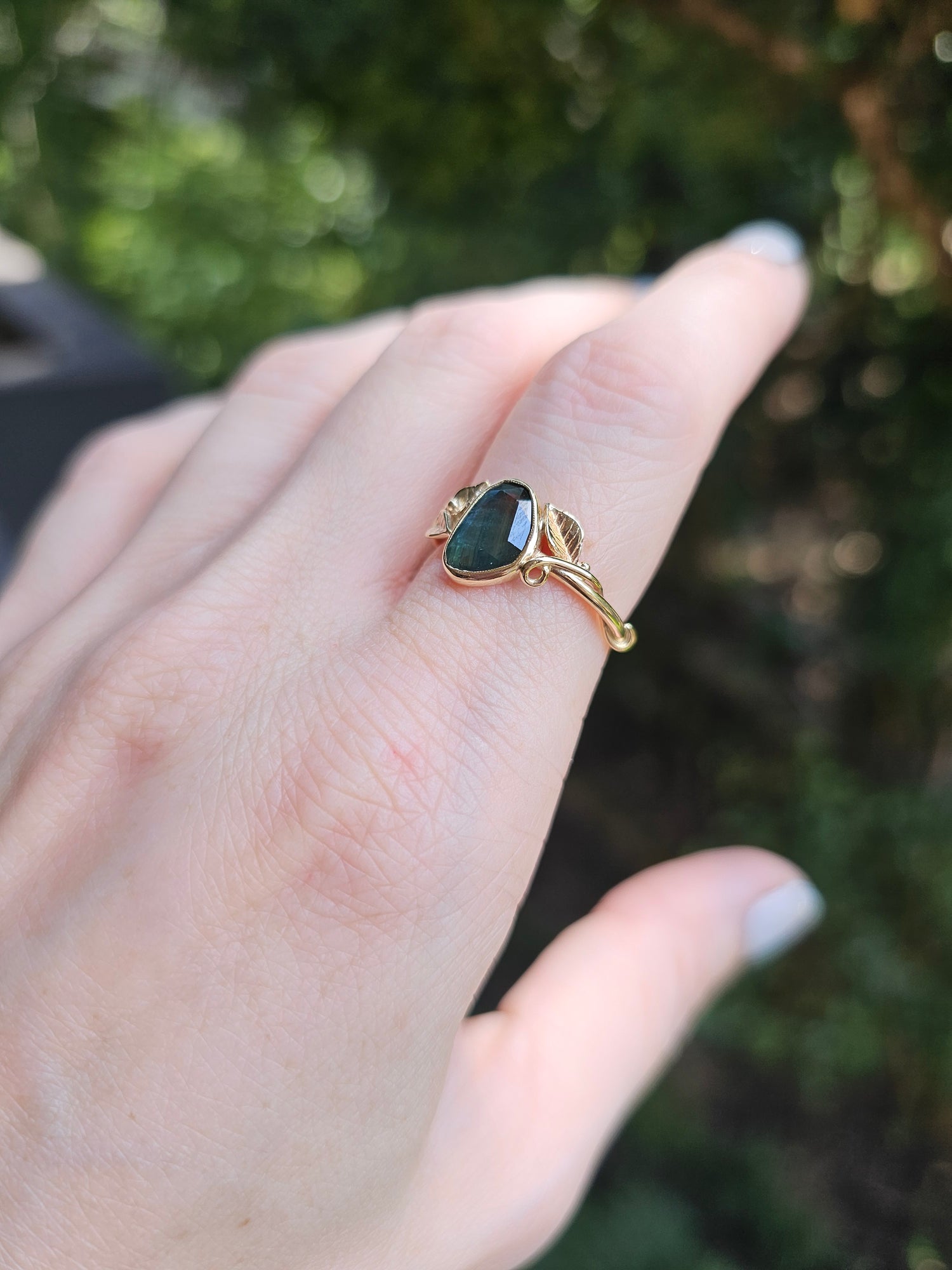 Tissaia Ring with Sapphire