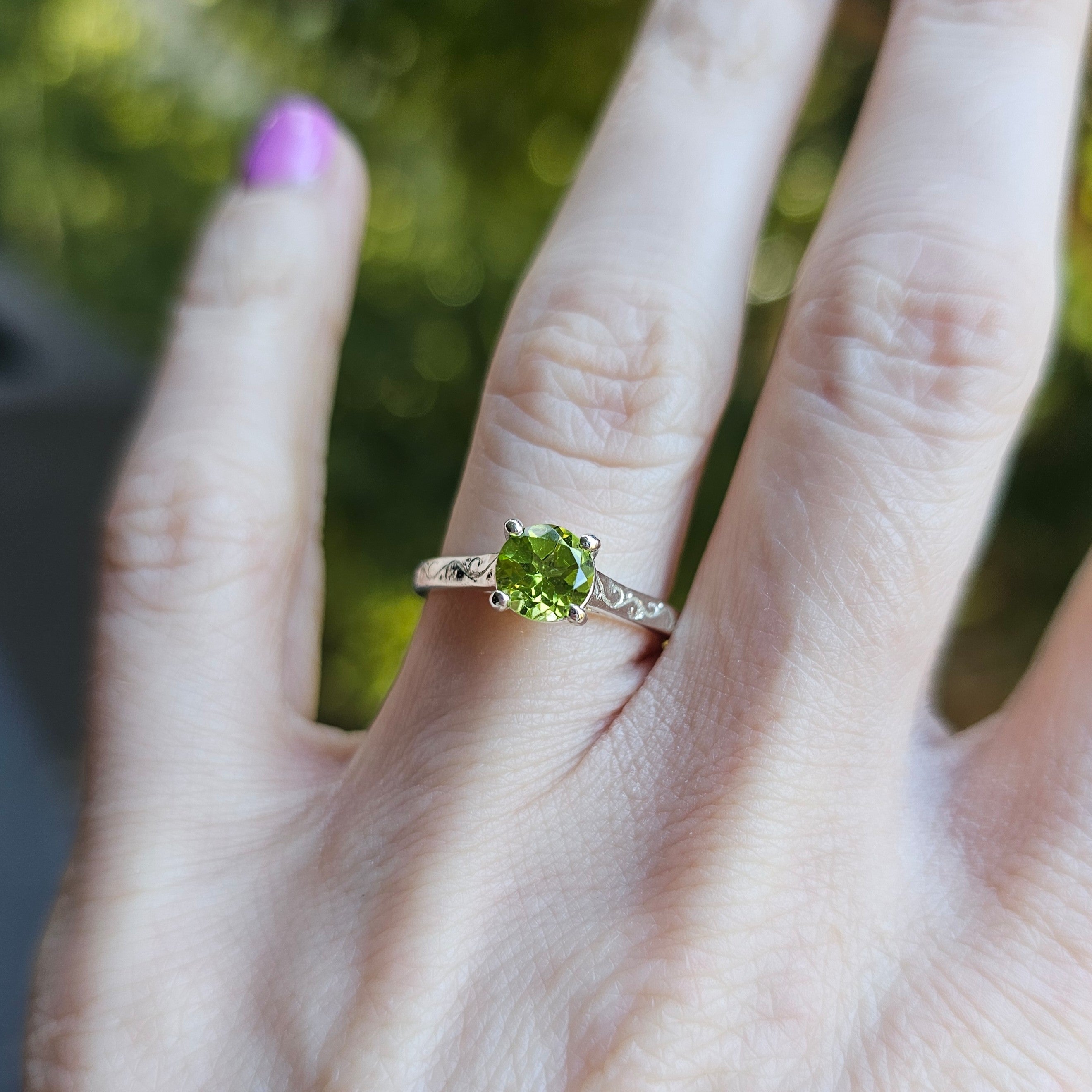 Lucida Ring with Peridot