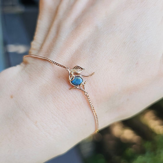Opal Leaf Bracelet