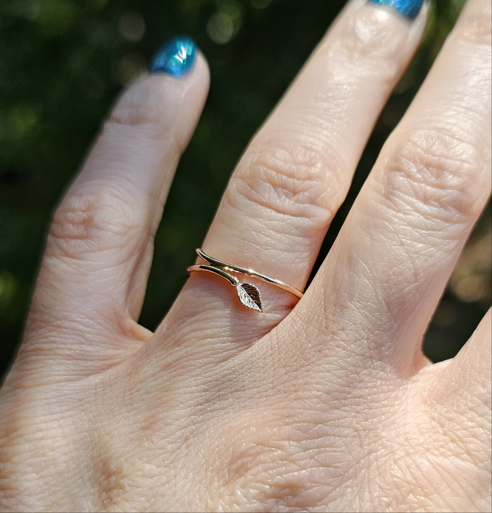 Leaf Wrap Ring