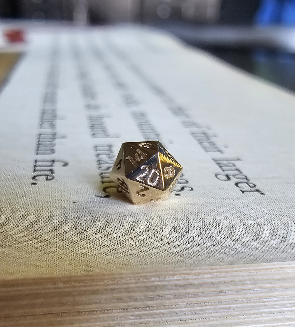 Lucky Gold Dice Collectible