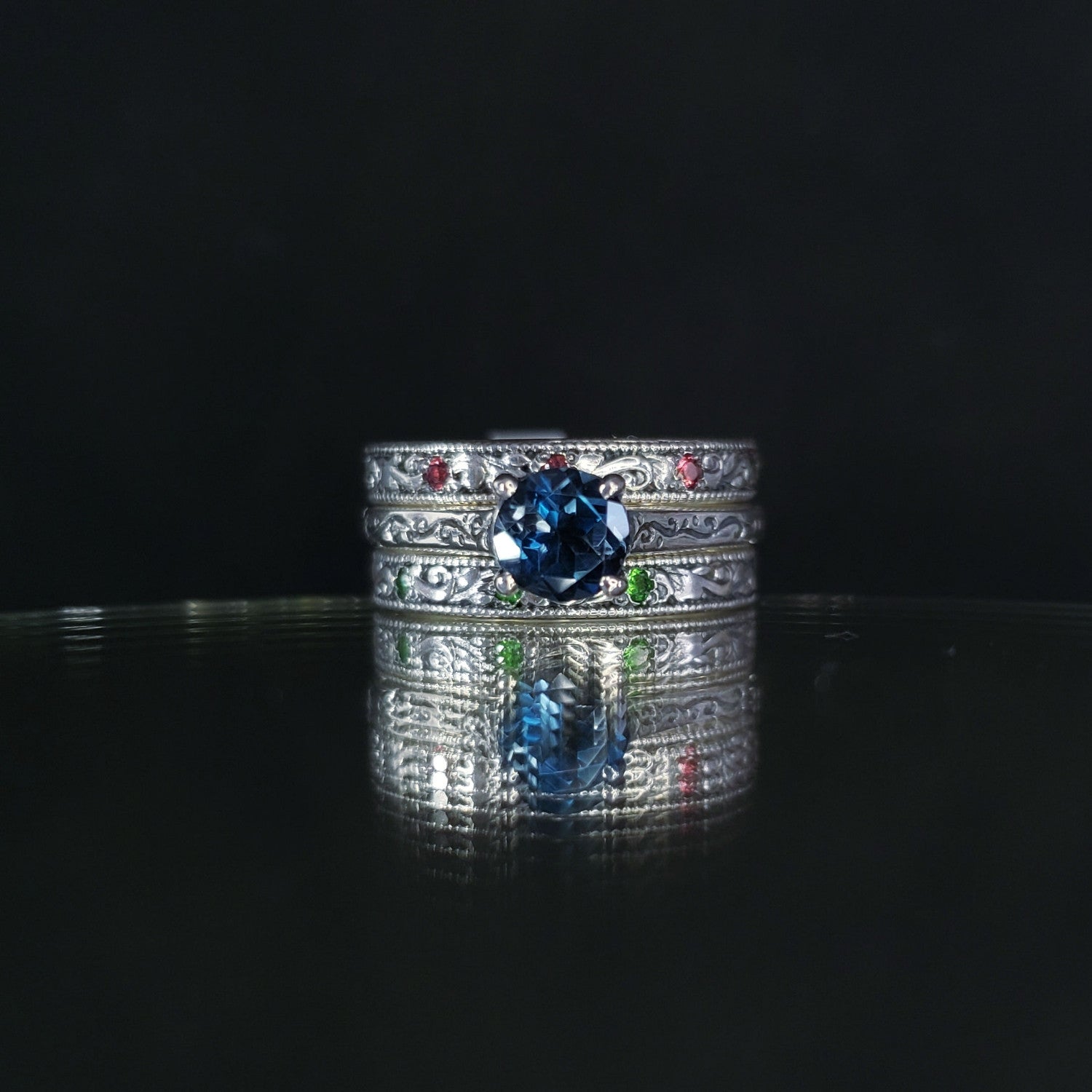 Lucida Ring with Topaz