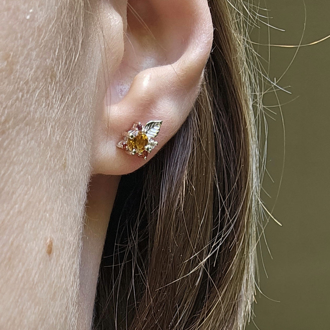 Nirea Earrings - Amethyst