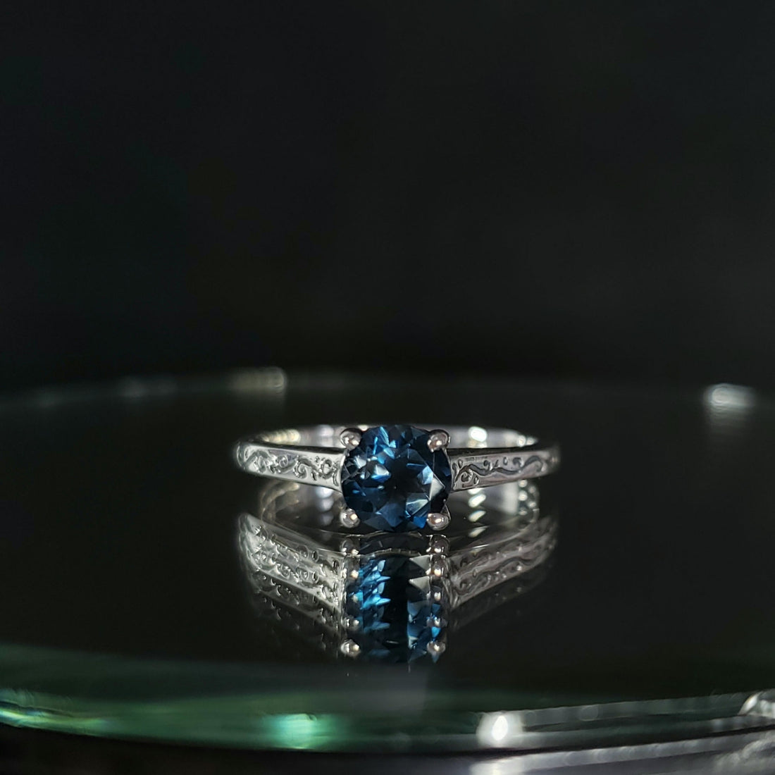Lucida Ring with Topaz