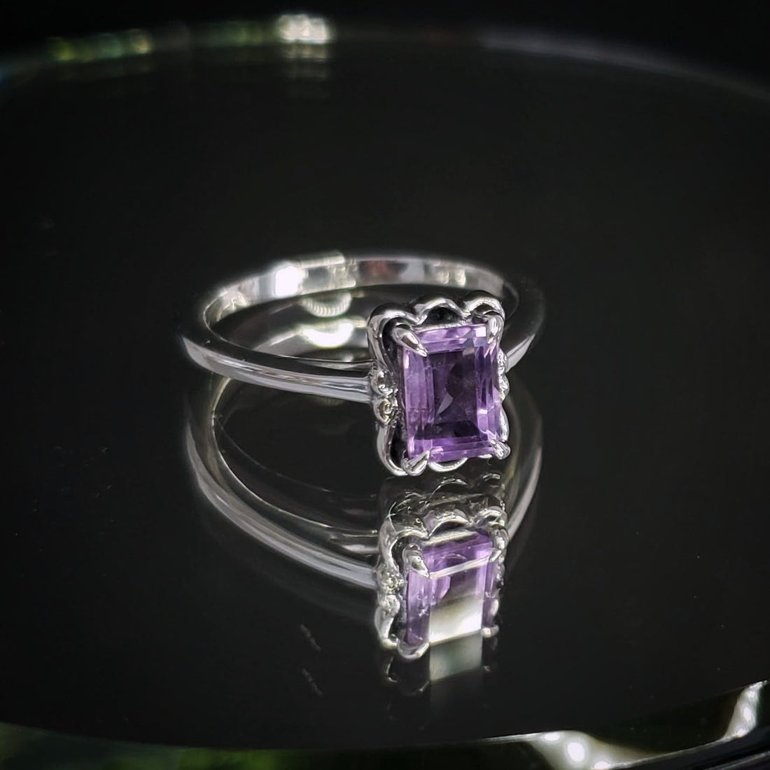 Kynareth Ring with Amethyst