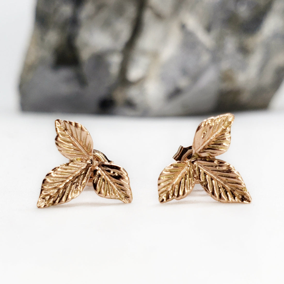 Leaf Trio Studs