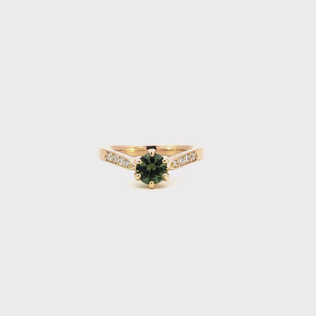 V-shaped Engagement Ring