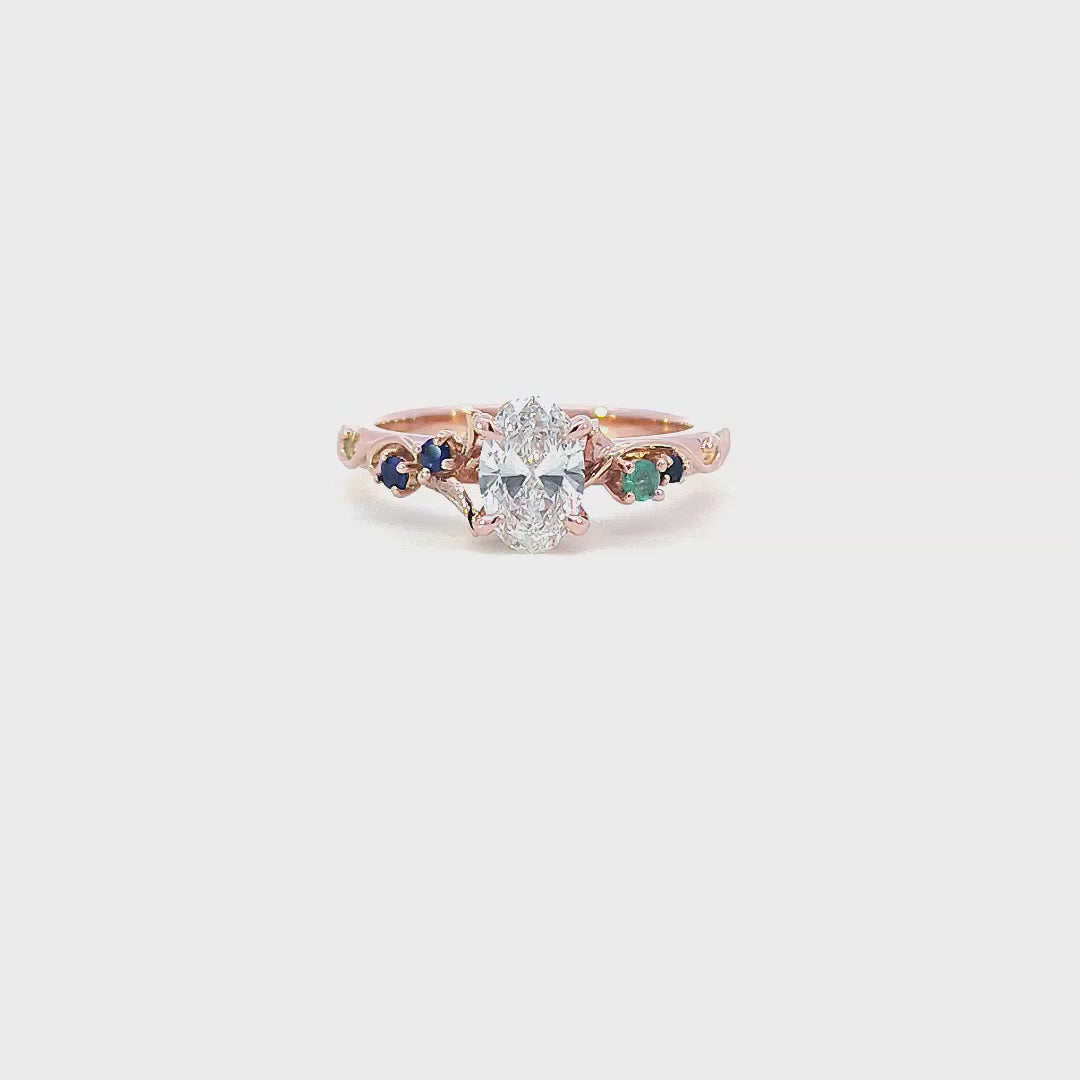 Alison Whimsical Solitaire Ring