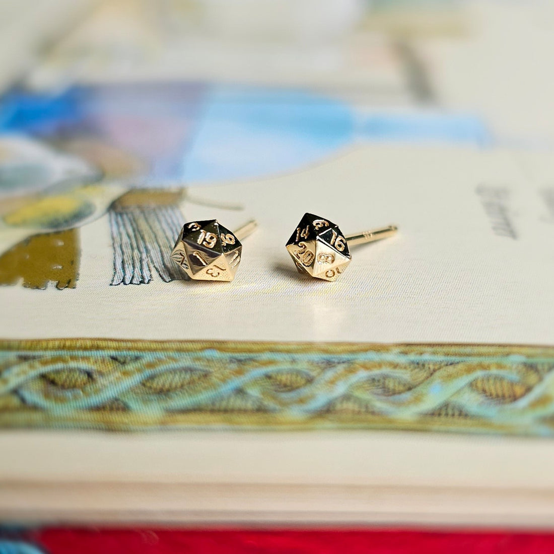 Lucky Dice Stud Earrings