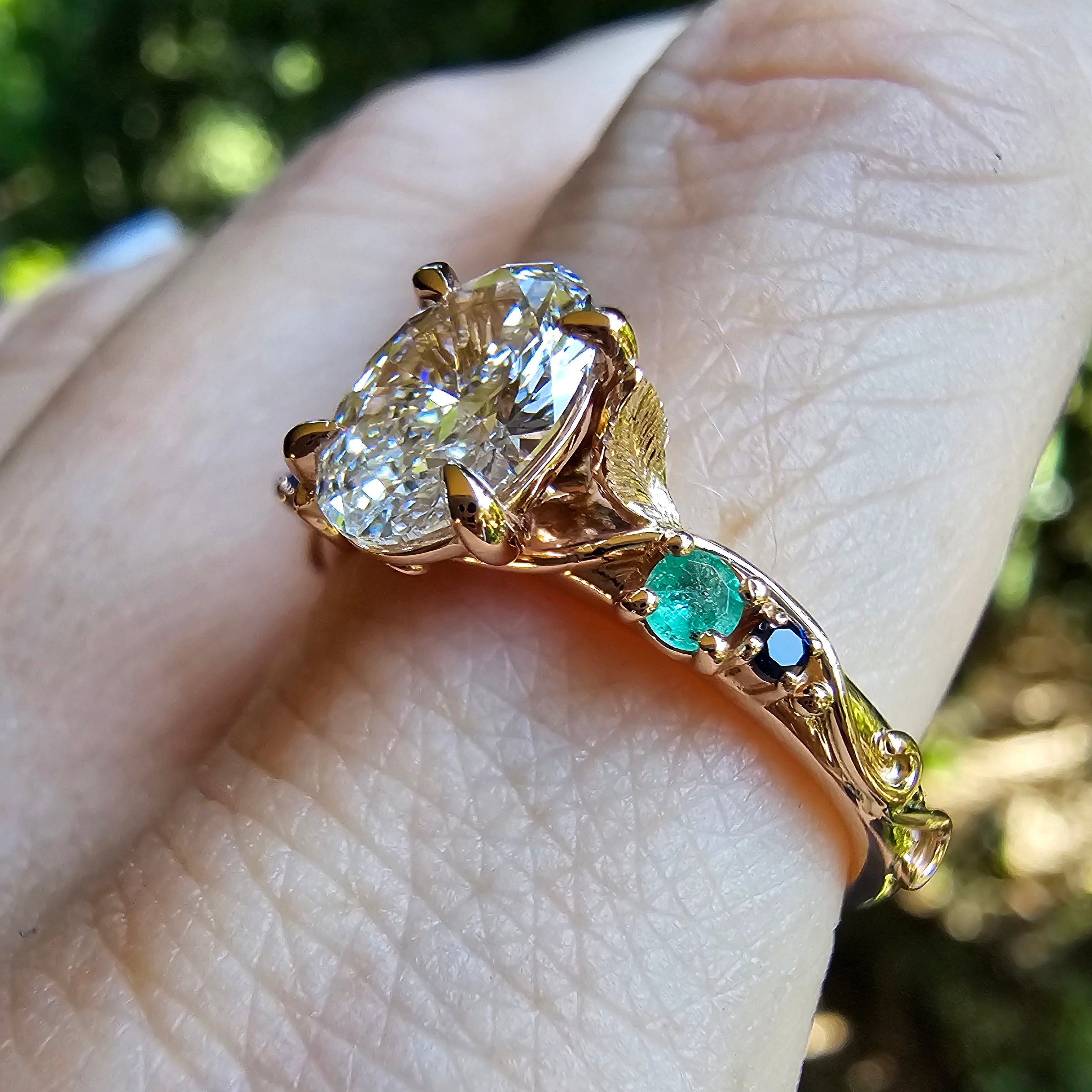 Alison Whimsical Solitaire Ring