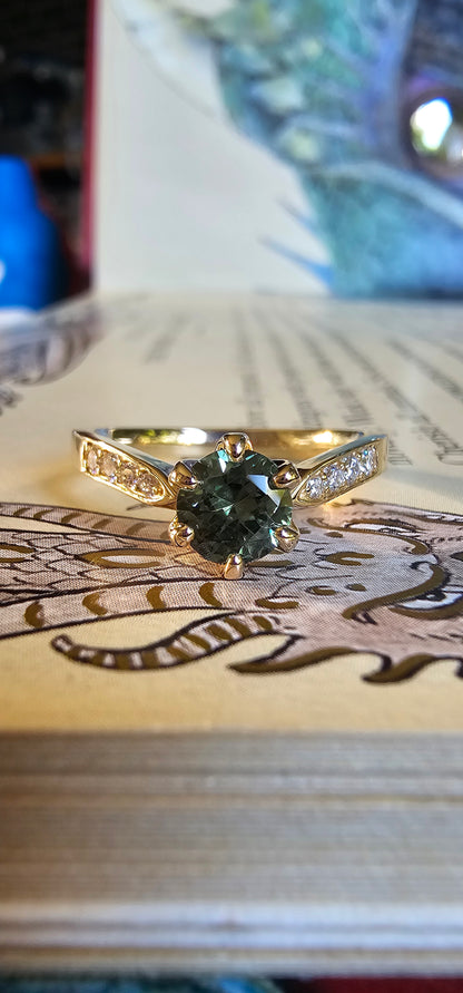 V-shaped Engagement Ring