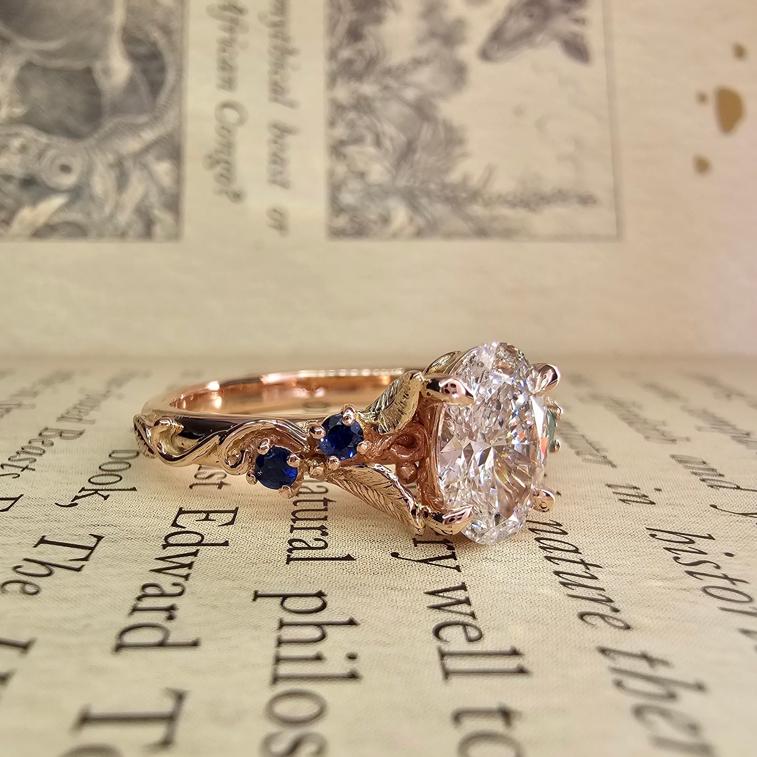 Alison Whimsical Solitaire Ring
