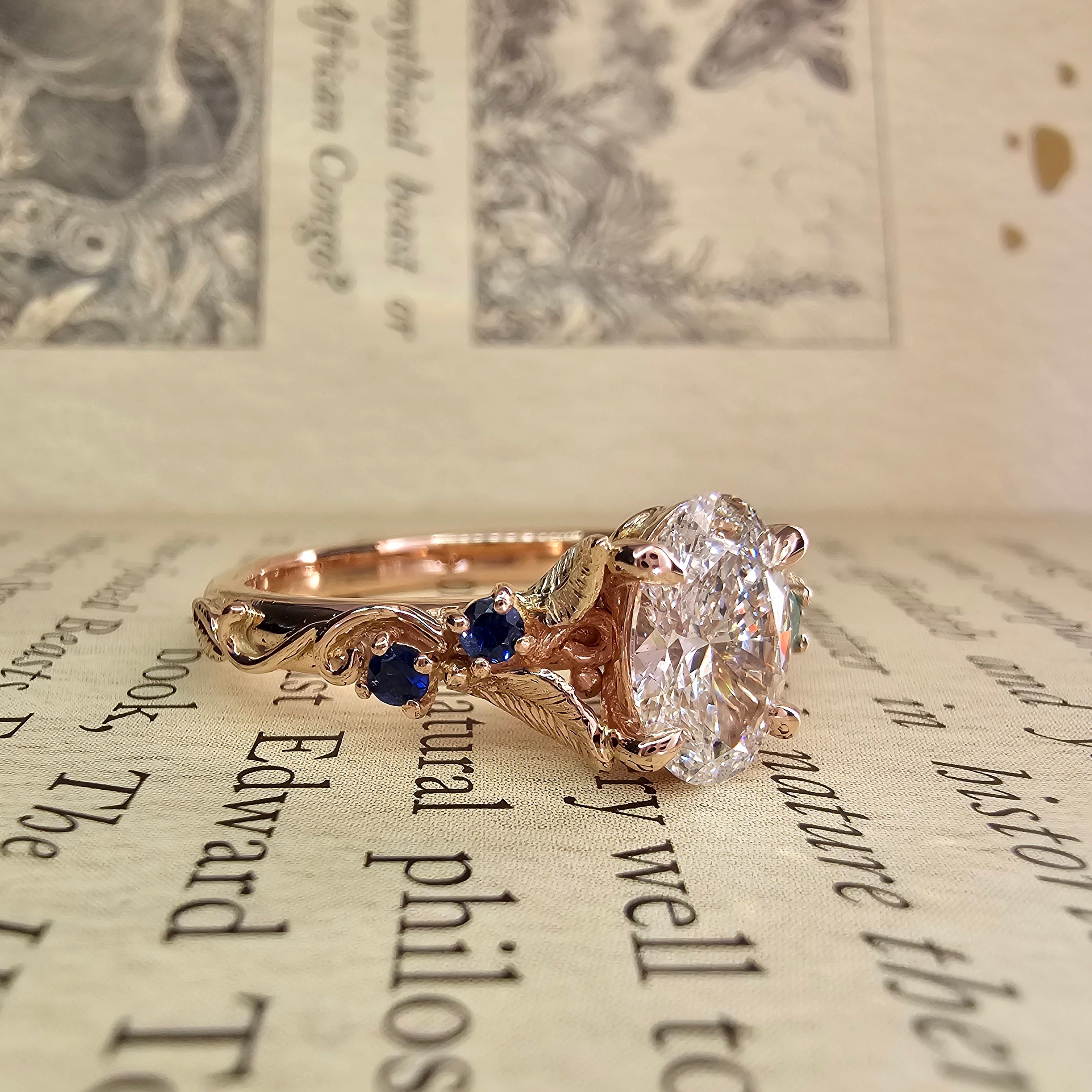 Alison Whimsical Solitaire Ring