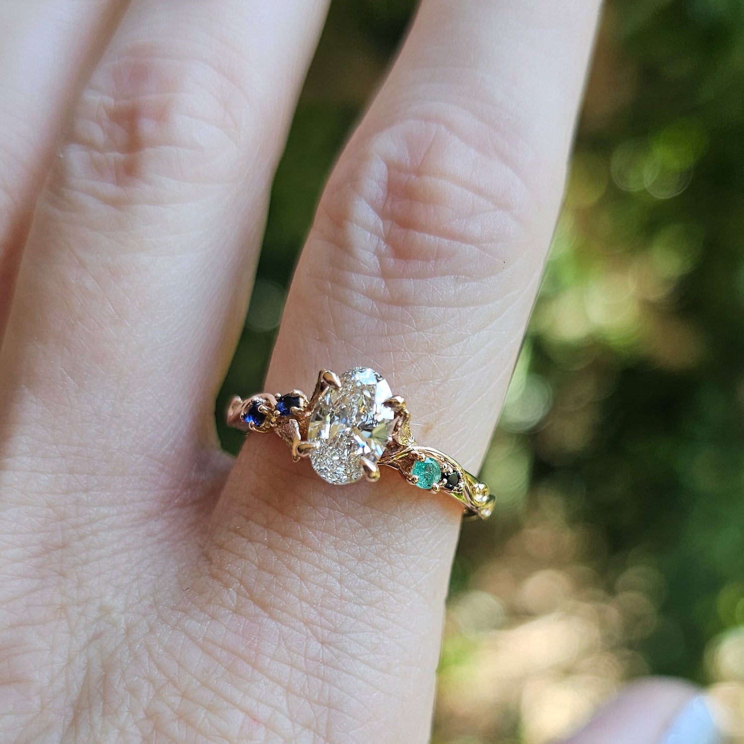 Alison Whimsical Solitaire Ring