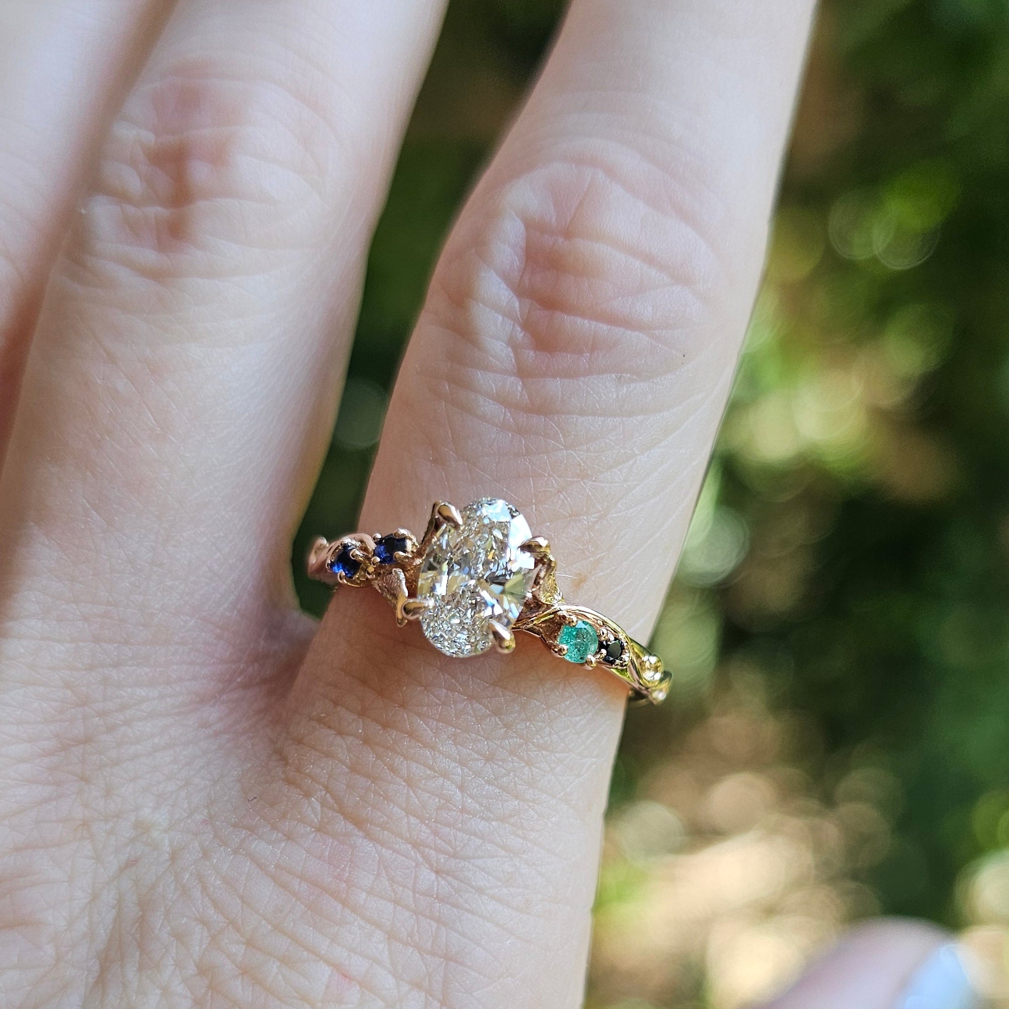 Alison Whimsical Solitaire Ring