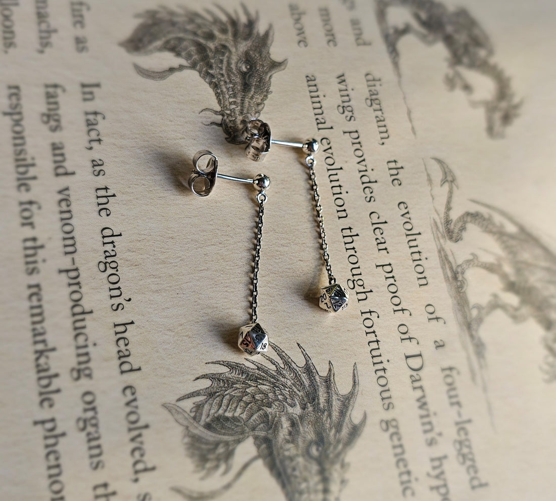 Lucky Dice Drop Earrings